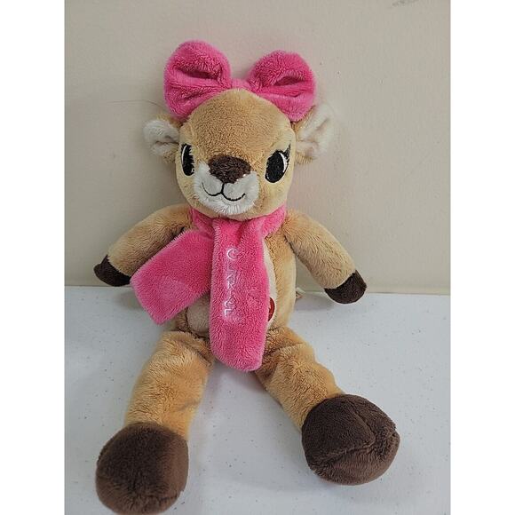 Dan Dee Clarice Rudolph The Red Nosed Reindeer Squeak Plush Stuffed Toy 13" - Picture 2 of 10